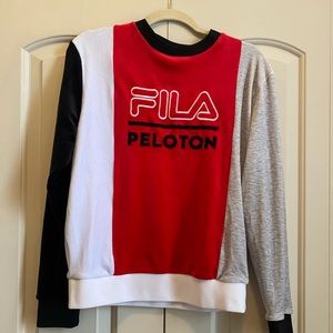 Peloton Fila Sweatshirt- Size Medium